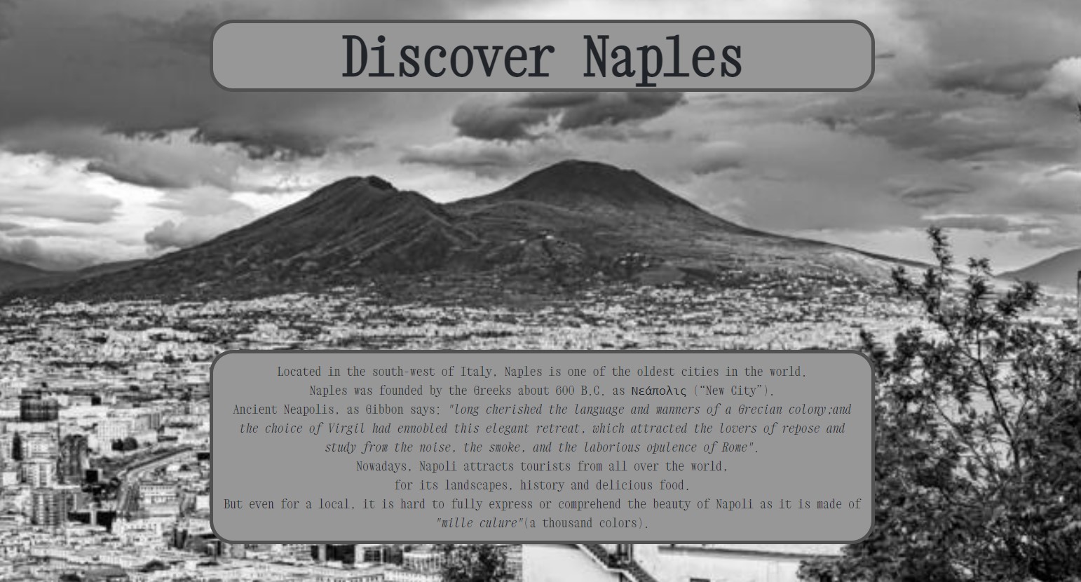 napoli-landing-page